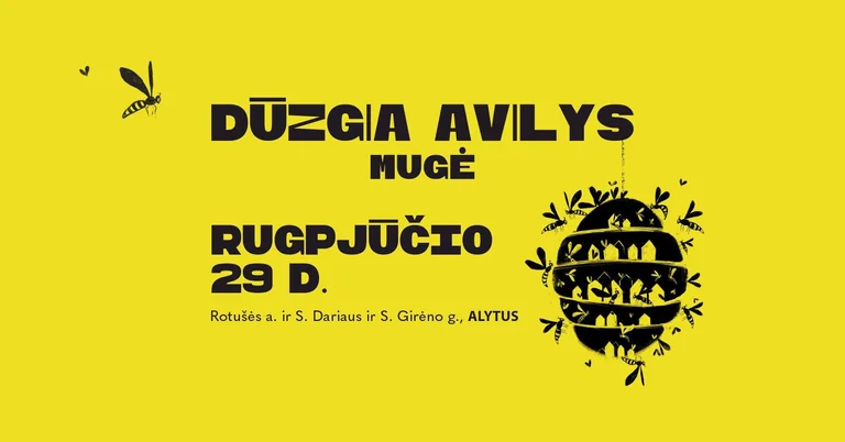 „Dūzgia avilys“ Alytuje: rugpjūčio 29-ąją – nemokama mugė