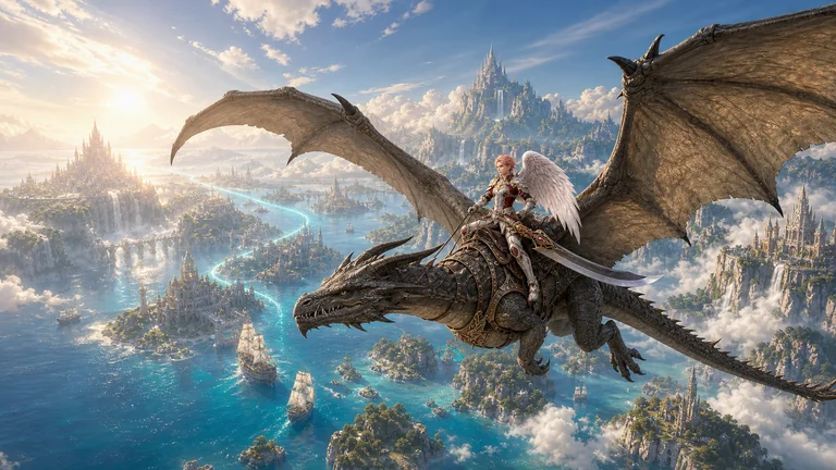 Lineage2AI AI MMORPG projekto vizualizacija 3
