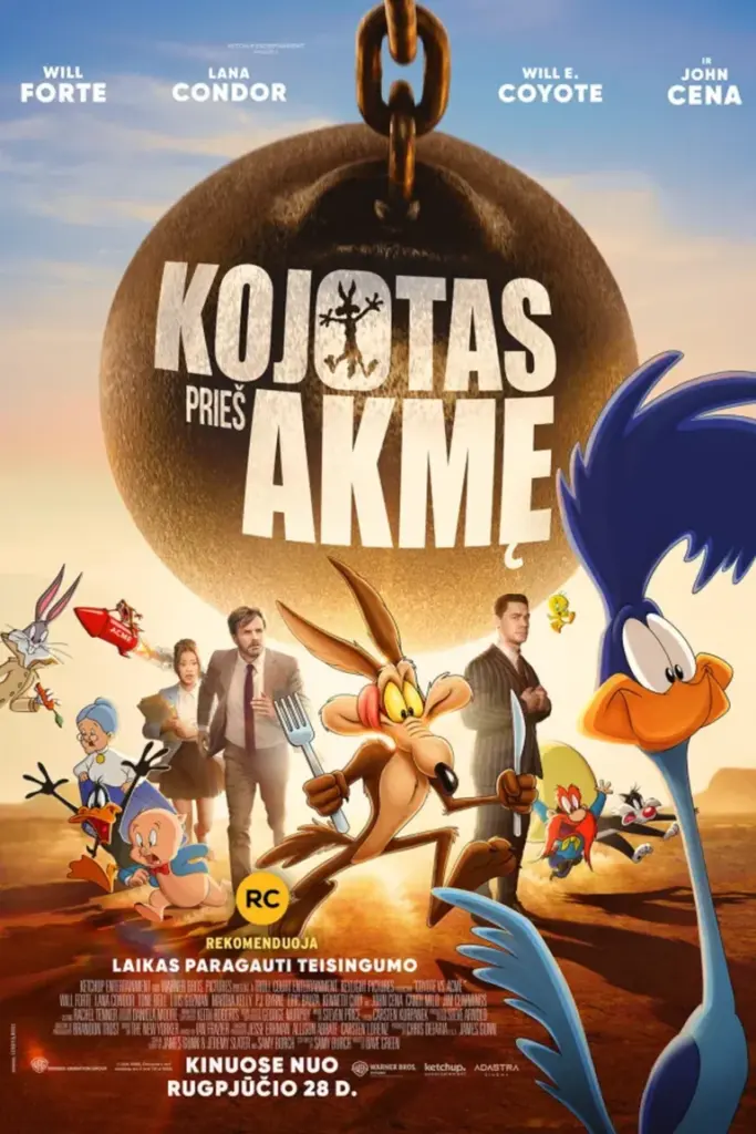 „Kojotas prieš Acmę“ Alytuje: šeimos seansas už 6 eurus